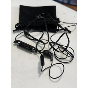 Sony In-Ear Only Headphones Black  With Case